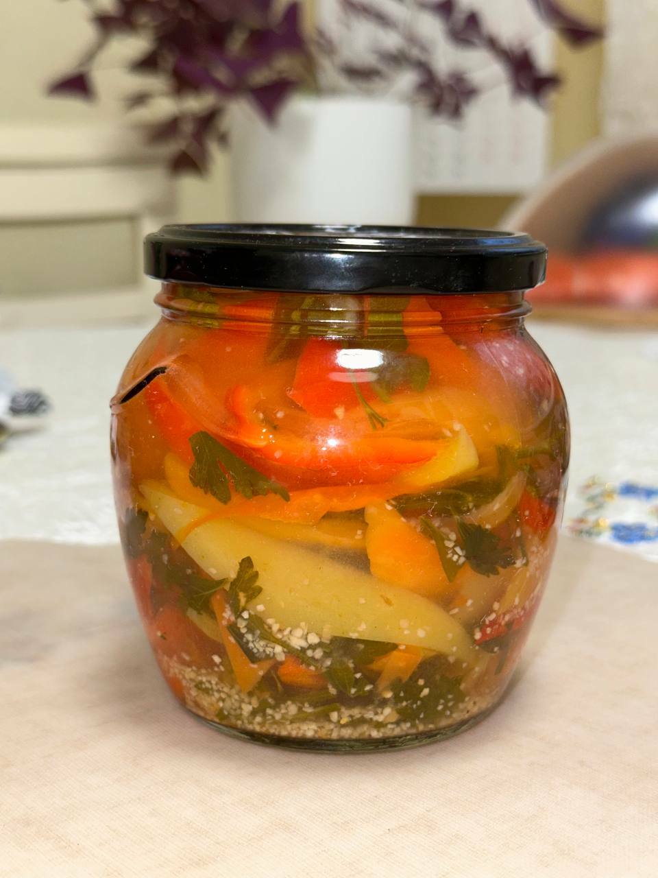 Закуска "Перец в заливке"